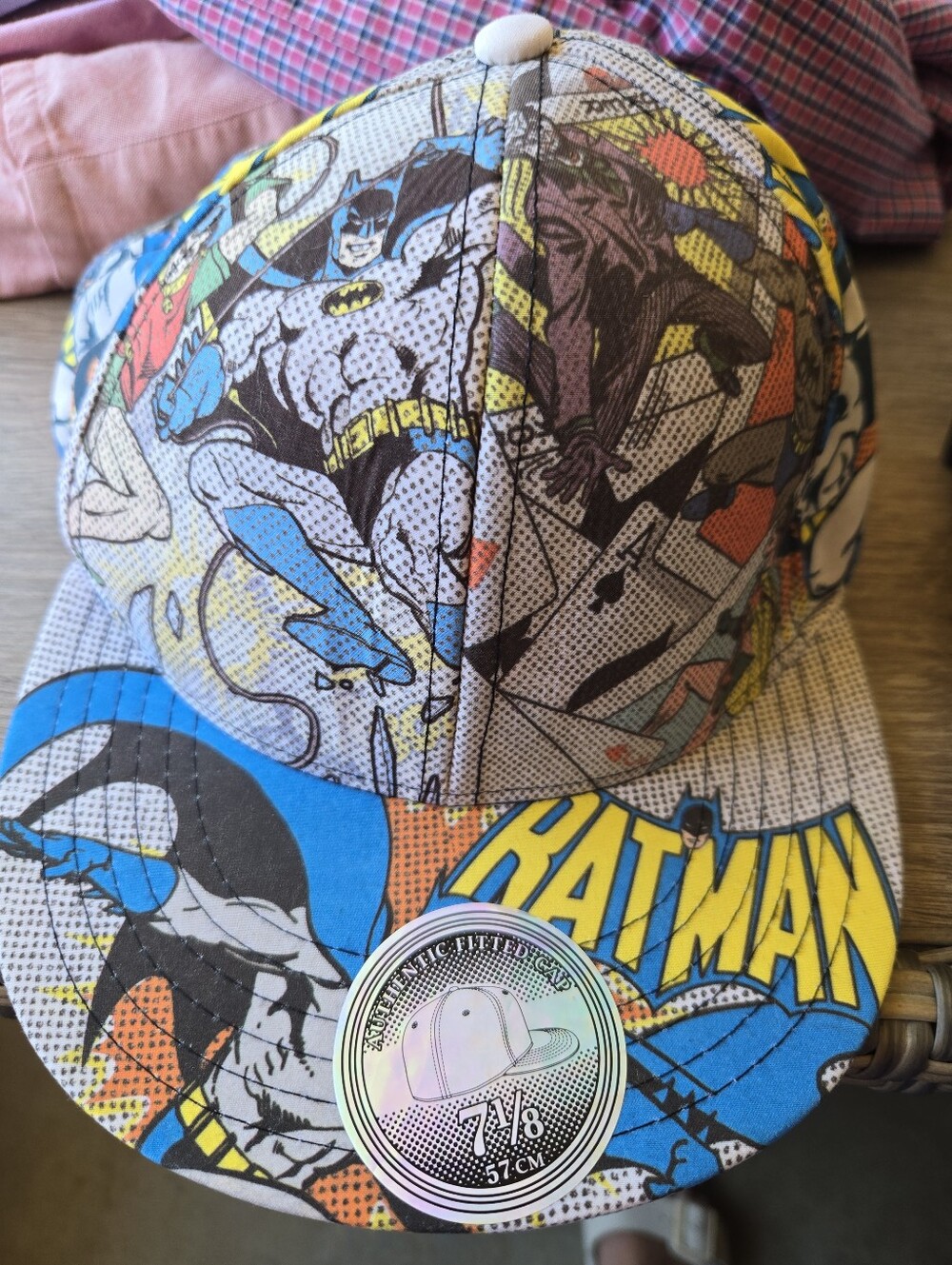 RARE Vintage DC Originals Batman Comic Panel Fitted Cap 🦇